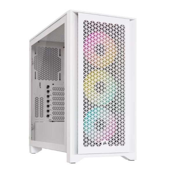 CASE RGB CORSAIR 4000D AIRFLOW MID TOWER VENTILADORES 3 DE 120MM CON VIDRIO LATERAL Y MALLA FRONTAL CC-9011241-WW
