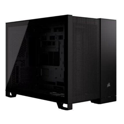 CASE GAMING CORSAIR 2500D AIRFLOW MINI TOWER SIN VENTILACIÓN INCLUIDA  CON VIDRIO LATERAL Y MALLA FRONTAL CC-9011263-WW
