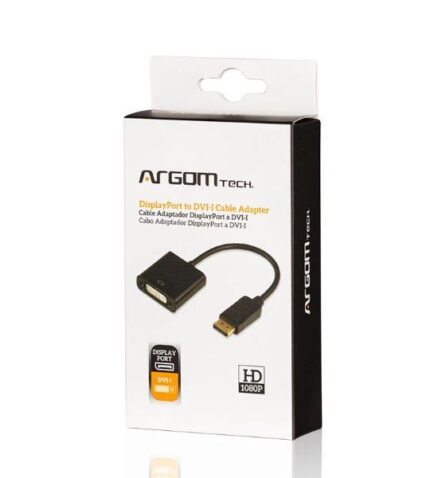 ADAPTADOR ARGOM DISPLAY PORT A DVI 6 PULG/15CM ARG-CB-1322