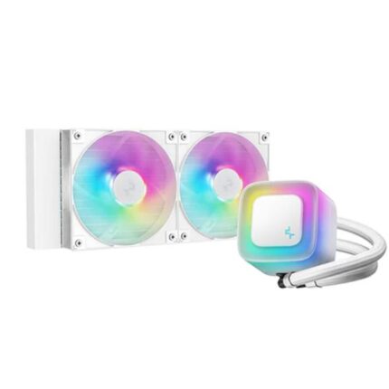 ENFRIAMIENTO LIQUIDO RGB DEEPCOOL LE240 WH V2 AIO 240MM R-LE240-WHAMMN-G-2