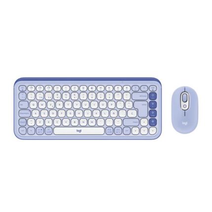 TECLADO Y MOUSE LOGITECH POP ICON COMBO INALÁMBRICO BLUETOOTH ESPAÑOL 920-013054