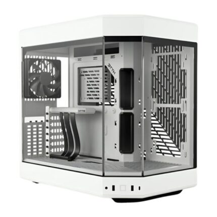 CASE GAMING HYTE Y60 MID TOWER VENTILADORES 3 DE 120MM CON VIDRIO FRONTAL, LATERAL Y ESQUINA CS-HYTE-Y60-WW