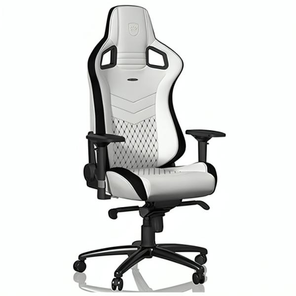 SILLA GAMING ERGONÓMICA NOBLECHAIRS EPIC CUERO SINTÉTICO NBL-PU-WHT-001