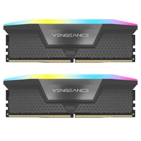 MEMORIA RAM PC 64GB (2X32GB) CORSAIR VENGEANCE RGB DDR5 6000MHZ CL38 1.35V CMH64GX5M2B6000Z38