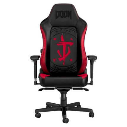 SILLA GAMING ERGONÓMICA NOBLECHAIRS EDICIÓN HERO DOOM CUERO SINTÉTICO NBL-HRO-PU-DET