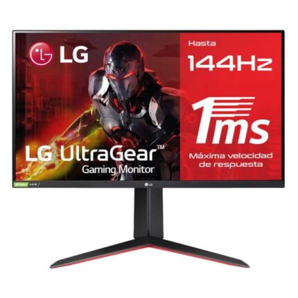 MONITOR 27 PULG LG 27GN65R-B FHD 1920x1080 144Hz DP HDMI PLANO SLIM 195174010860