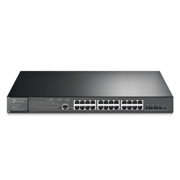 SWITCH TP LINK SG3428XMP(UN) 24 PUERTOS RJ45 POE+ / 4 PUERTOS 10G SFP+ ADMINISTRABLE