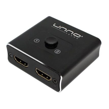 SWITCH UNNO TEKNO HB1201BK SWITCH HDMI BIDIRECTIONAL 2X1 / 1X2 4K 60HZ NO ADMINISTRABLE