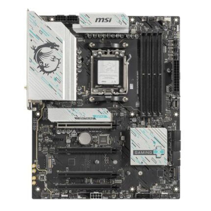 TARJETA MADRE MSI B850 GAMING PLUS WIFI AM5 ATX DDR5 911-7E56-001 NEGRO / BLANCO
