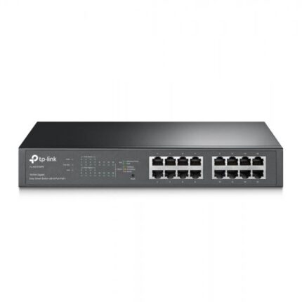 SWITCH TP LINK TL-SG1016PE 16 PUERTOS GIGABIT SMART POE 10/100/1000 MBPS ADMINISTRABLE