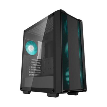 CASE GAMING ARGB DEEPCOOL CC560 ARGB V2 MID TOWER VENTILADORES 4 DE 120MM CON VIDRIO LATERAL Y MALLA FRONTAL R-CC560-BKTAA4-G-2
