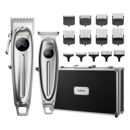 KIT CORTADORA Y AFEITADORA ORAIMO SMART BARBERKIT CON 14 PEINES DE GUIA OCS-550