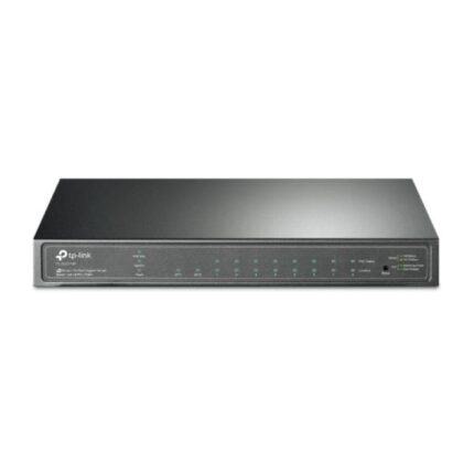 SWITCH TP LINK SG2210P(UN) 8 PUERTOS POE+ 2 RANURAS SFP 10/100/1000 MBPS ADMINISTRABLE