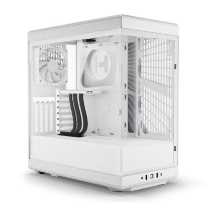 CASE GAMING HYTE Y40 MID TOWER VENTILADORES 2 DE 120MM CON VIDRIO LATERAL Y FRONTAL CS-HYTE-Y40-WW
