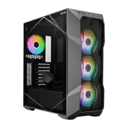 CASE GAMING RGB COOLER MASTER TD500 MAX MID TOWER VENTILADORES 4 DE 120MM CON FUENTE DE PODER INCLUIDA TD500V2-MGNN85-SL0
