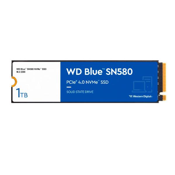HD INTERNO SOLIDO 1TB WESTERN DIGITAL BLUE SN580 M.2 2280 PCIE GEN4 X4 NVME 4150MB/S / 4150MB/S WDS100T3B0E