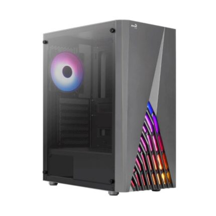 CASE GAMING RGB AEROCOOL DELTA G-BK-V2 MID TOWER VENTILADORES 4 DE 120MM CON VIDRIO LATERAL  ACCM-PV45043.11