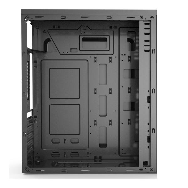 CASE GAMING RGB EAGLE WARRIOR CG06Z3RA001C MID TOWER VENTILADORES 3 DE 120MM CON VIDRIO LATERAL Y PANEL ACRÍLICO FRONTAL - Imagen 2