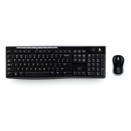 TECLADO Y MOUSE LOGITECH MK270 COMBO MEMBRANA INALÁMBRICO 2.4 GHZ INGLES 920-004536