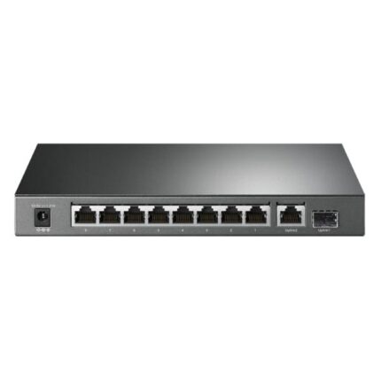 SWITCH TP LINK TL-SG1210P(UN) 9 PUERTOS RJ45 GIGABIT / 1 PUERTO SFP 10/100/1000 MBPS NO ADMINISTRABLE