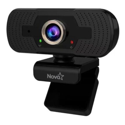 CAMARA WEB NOVA AWM12002002C 1080P FULL HD USB 2.0 CON MICROFONO INCLUIDO
