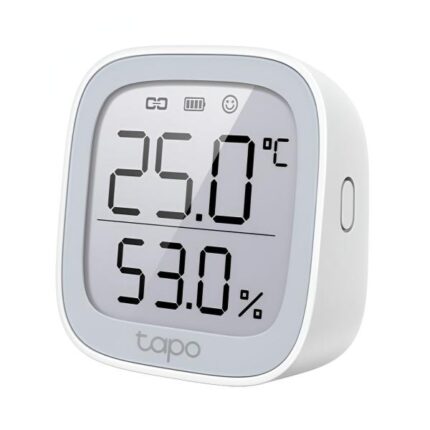 SENSOR DE HUMEDAD Y TEMPERATURA INTELIGENTE TP LINK T315 US AUTOMATIZACION DEL HOGAR BLANCO