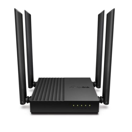 ROUTER TP LINK ARCHER C64 2.4 GHZ 5 GHZ AC1200 MU MIMO GIGABIT PUERTOS LAN / WAN