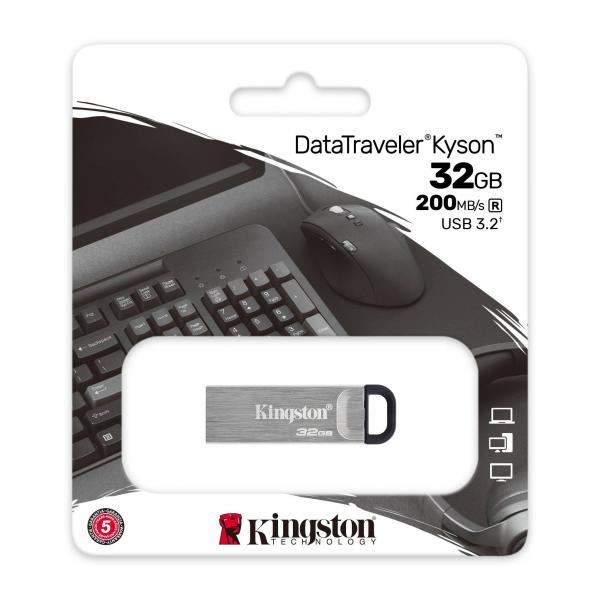 MEMORIA USB 32GB KINGSTON DATA TRAVELER KYSON USB-A 3.2 GEN 1 DTKN/32GB