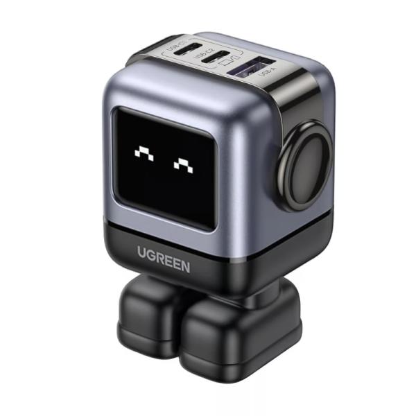 CARGADOR UGREEN CD361 65W 2 PUERTOS USB-C Y 1 PUERTO USB-A CARGA RAPIDA 15570