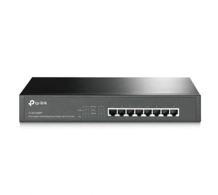 SWITCH TP LINK TL-SG1008MP 8 PUERTOS RJ45 GIGABIT POE+ 10/100/1000 MBPS NO ADMINISTRABLE