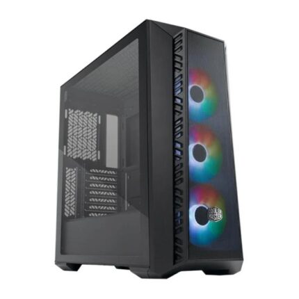 CASE GAMING RGB COOLER MASTER MASTERBOX 520 MESH MID TOWER VENTILADORES 3 DE 120MM CON VIDRIO LATERAL Y MALLA FRONTAL  MB520-KGNN-S00