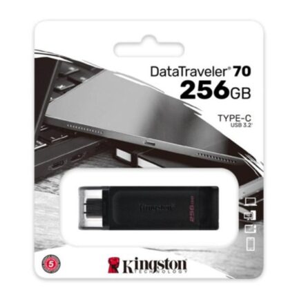 MEMORIA USB 256GB KINGSTON DATA TRAVELER 70 USB-C 3.2 GEN 1 DT70/256GB