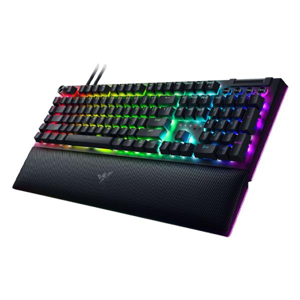 TECLADO GAMING RGB RAZER BLACKWIDOW V4 PRO MECÁNICO ALÁMBRICO USB INGLÉS SWITCH AMARILLO RZ03-04681900-R3U1 - Imagen 2