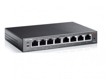 SWITCH TP LINK TL-SG108PE 8 PUERTOS GIGABIT 10/100/1000 MBPS EASY SMART PoE+ MANAGED ADMINISTRABLE