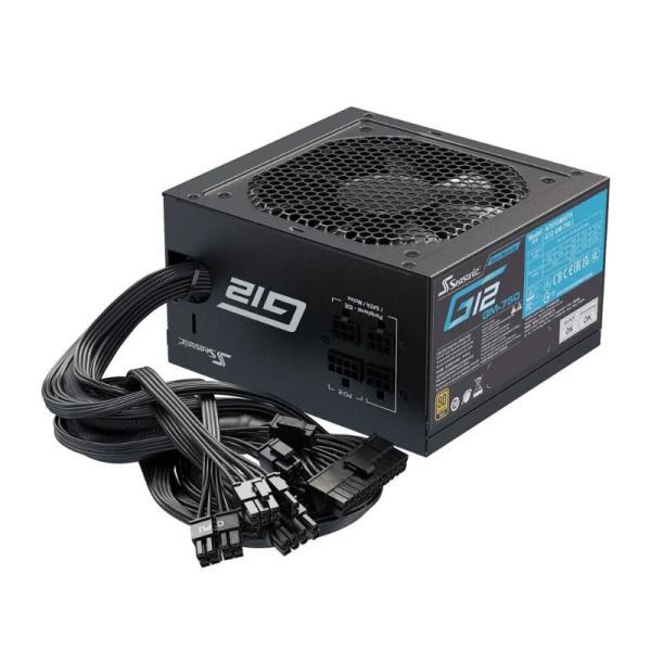 FUENTE DE PODER SEASONIC G12 GM 750 750W 80 PLUS GOLD SEMI MODULAR G12GM-750 A751GMAFH