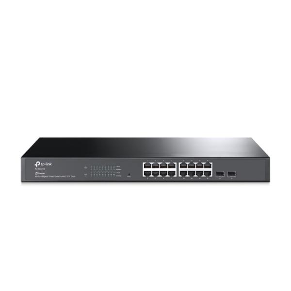 SWITCH TP LINK SG2218(UN) OMADA 16 PUERTOS RJ45 GIGABIT / 2 RANURAS SFP 10/100/1000 MBPS ADMINISTRABLE