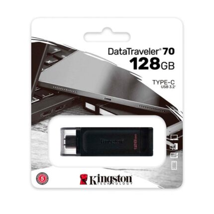 MEMORIA USB 128GB KINGSTON DATA TRAVELER 70 USB-C 3.2 GEN 1 DT70/128GB