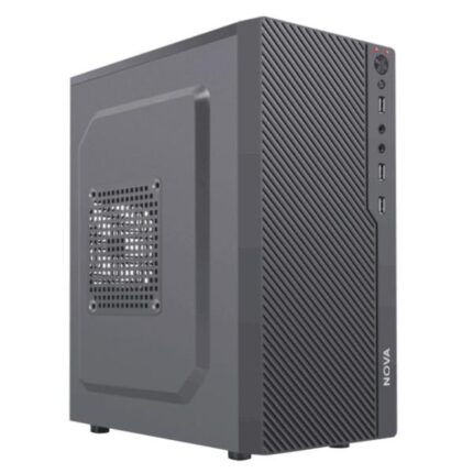 CASE NOVA CM04KTRA002C MINI TOWER SIN VENTILACIÓN INCLUIDA CON PANEL LATERAL Y CON FUENTE DE PODER PE600RNF013C