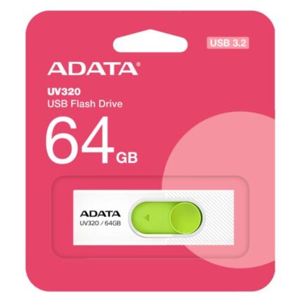 MEMORIA USB 64GB ADATA UV320 USB 3.1 100 MB/S AUV320-64G-RWHGN