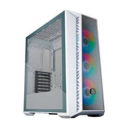CASE GAMING RGB COOLER MASTER MASTERBOX 520 MESH MID TOWER VENTILADORES 3 DE 120MM CON VIDRIO LATERAL Y MALLA FRONTAL MB520-WGNN-S00