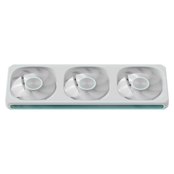 ABANICO ARGB FORMULA V LINE TRIPLE FAN AIR FUSION 3 WH REVERSE 360MM 4 PIN PWM + 3 PIN ARGB 4711401664338