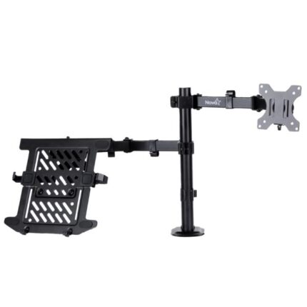 SOPORTE DE ESCRITORIO PARA MONITOR Y LAPTOP NOVA FDBM2008002C 14 PULG-32 PULG VESA 75X75 100X100 8KG