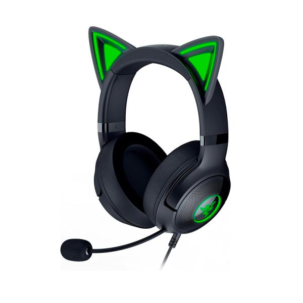 HEADSET GAMING RGB RAZER KRAKEN KITTY V2 ALÁMBRICO USB NASA RZ04-04730100-R3U1
