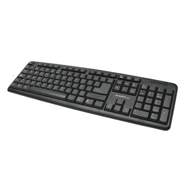 TECLADO CLASICO ARGOM KB-7414 MEMBRANA ALÁMBRICO ESPAÑOL ARG-KB-7414 - Imagen 2