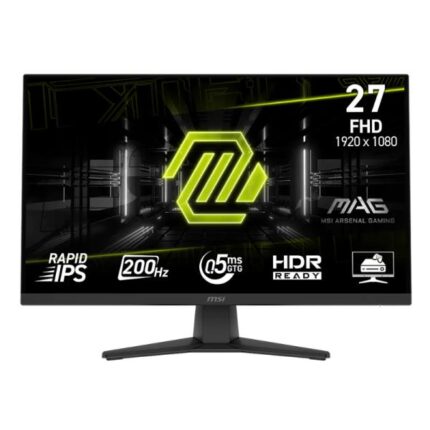 MONITOR MSI MAG 272F 27 PULG PLANA 1920 X 1080 FHD 200HZ RAPID IPS ADAPTIVE-SYNC HMDI / DISPLAYPORT 9S6-3CE51T-002