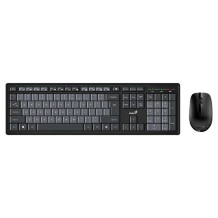 TECLADO Y MOUSE GENIUS SMART KM-8200 DUAL COLOR INALÁMBRICO 2.4 GHZ ESPAÑOL 31340003420