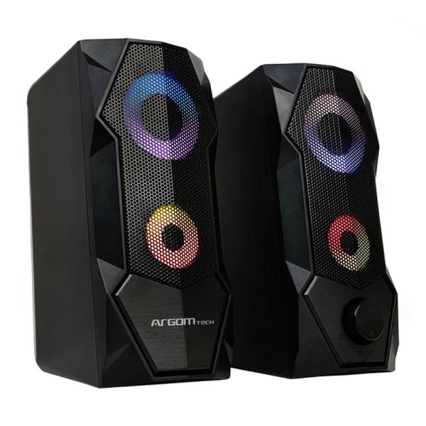 PARLANTE ARGOM COMBAT GAMING S68 2.0CH ARG-SP-1068BK