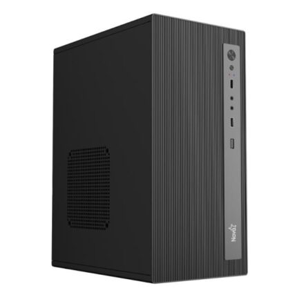 CASE NOVA CM01Z9RA001C MINI TOWER SIN VENTILACIÓN INCLUIDA CON FUENTE DE PODER 600W PE600RNF013C