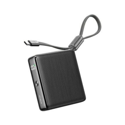 POWER BANK ORAIMO POGRAPHITE OPB-7103C 10000 MAH CARGA RÁPIDA BIDIRECCIONAL DE 22.5 W CABLE USB-C INTEGRADO Y CARGA DE 3 DISPOSITIVOS