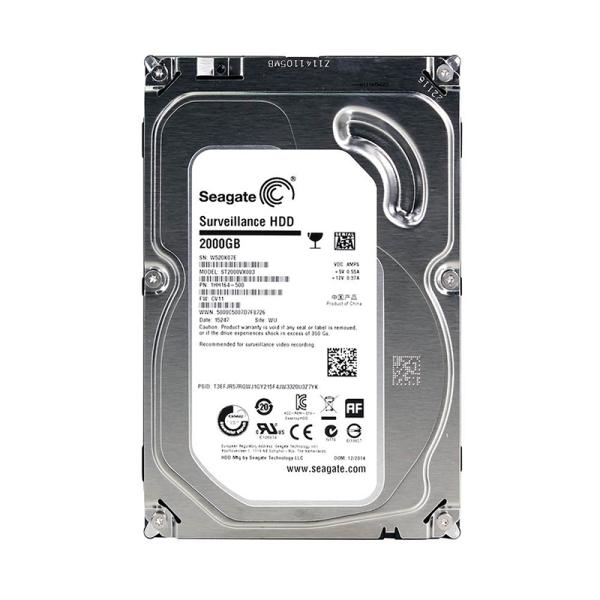 HD INTERNO 2TB SEAGATE SURVEILLANCE ST2000VX003 3.5 PULG SATA III 7200 RPM 64MB CACHE / OPTIMIZADO PARA VIDEOVIGILANCIA